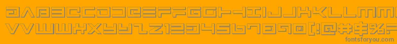Подробнее о шрифте Avenger3D Шрифт Avenger3D – серые шрифты на оранжевом фоне