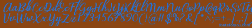 fuente Abilya Regular Font by 7NTypes – Fuentes Azules Sobre Fondo Marrón