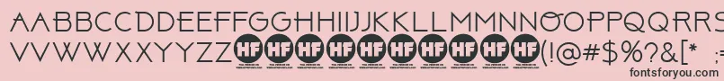 ABOVE    PERSONAL USE ONLY Font – Black Fonts on Pink Background