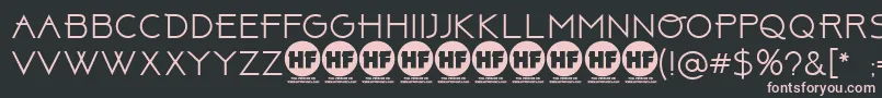 ABOVE    PERSONAL USE ONLY Font – Pink Fonts on Black Background