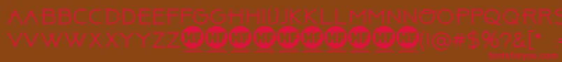 ABOVE    PERSONAL USE ONLY Font – Red Fonts on Brown Background