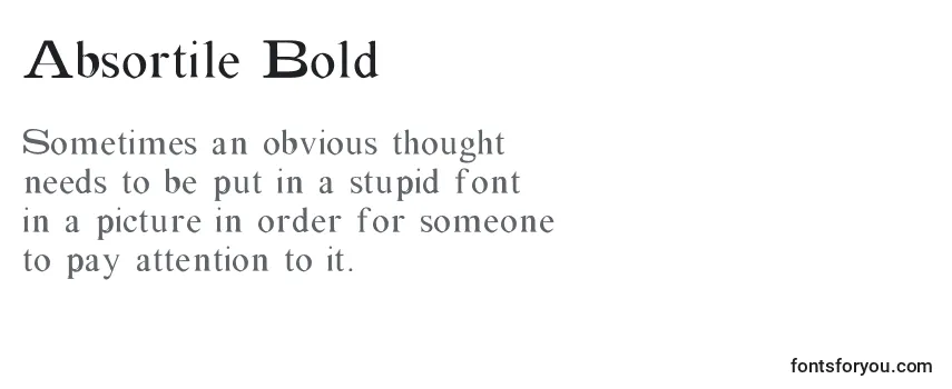 Absortile Bold Font
