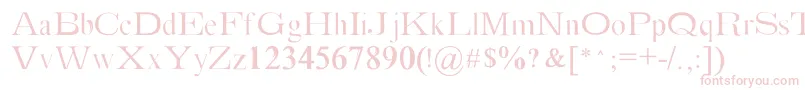 Absortile Font – Pink Fonts on White Background