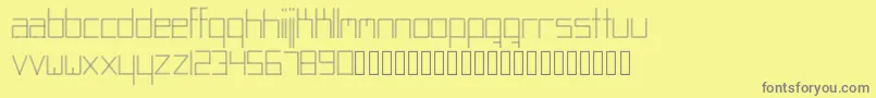 More about Abstracta Font Abstracta Font – Gray Fonts on Yellow Background
