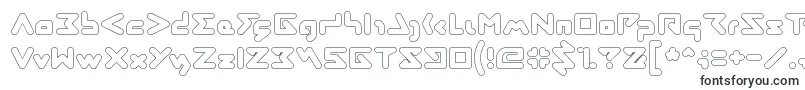 ABSTRASCTIK Hollow-fontti – fontit Moottoripyörät