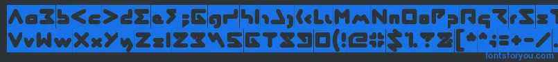 More about ABSTRASCTIK Inverse Font ABSTRASCTIK Inverse Font – Blue Fonts on Black Background