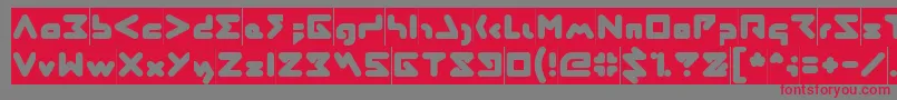 Więcej informacji o czcionce ABSTRASCTIK Inverse Czcionka ABSTRASCTIK Inverse – czerwone czcionki na szarym tle