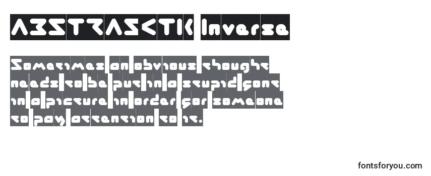 ABSTRASCTIK Inverse Font
