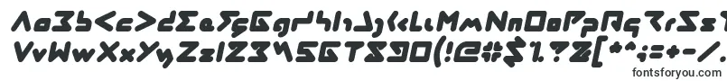 Шрифт ABSTRASCTIK Italic – буквенные шрифты