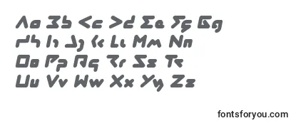 Schriftart ABSTRASCTIK Italic