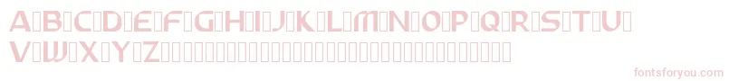 ABUNAS Font – Pink Fonts on White Background