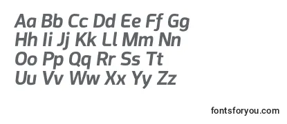 Acephimere Bold Italic -fontin tarkastelu