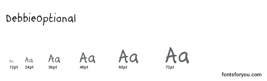 DebbieOptional Font Sizes