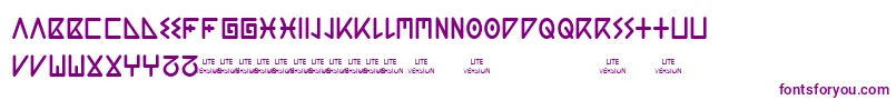 ACGuanche Lite Font – Purple Fonts on White Background