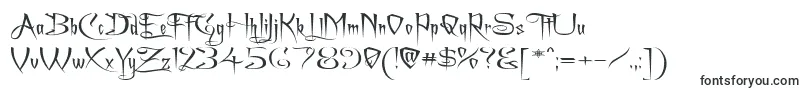 Achafexp-Schriftart – Tattoo-Schriften