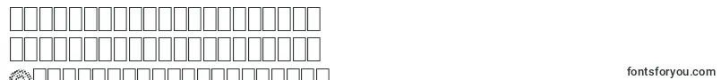 フォントAcidic – バシキール文字