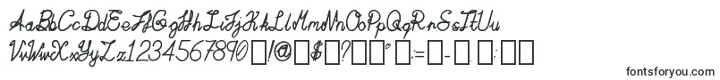 Шрифт ActaAmour Regular – шрифты для письма