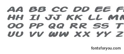 Action Man Extended Bold Italic Font