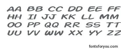 Fonte Action Man Extended Italic