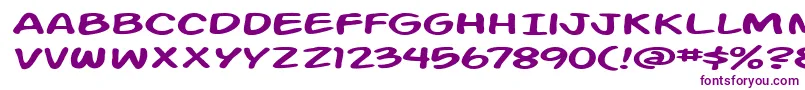 Action Man Extended Font – Purple Fonts