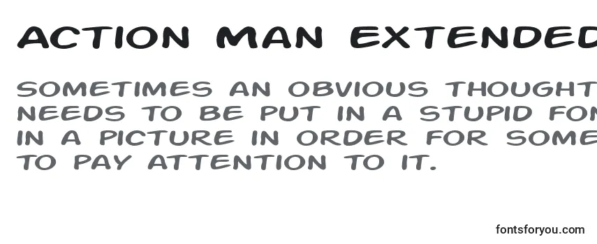 フォントAction Man Extended