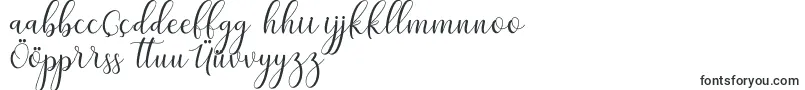 adaline script   regular-Schriftart – türkische Schriften