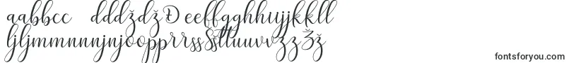 adaline script   regular-Schriftart – bosnische Schriften