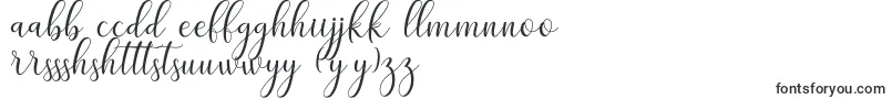 adaline script   regular-fontti – hausan fontit