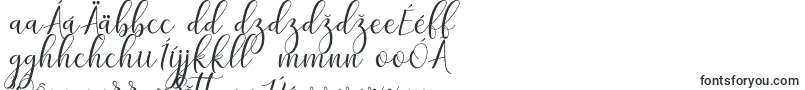 adaline script   regular-fontti – slovakian fontit