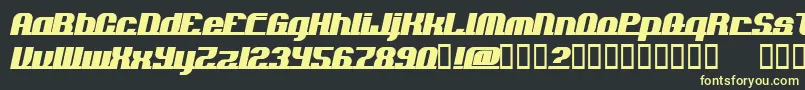 ADDLN    Font – Yellow Fonts on Black Background