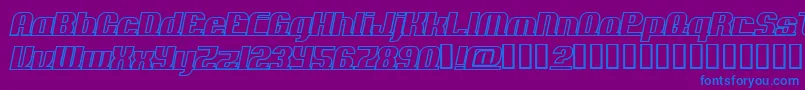 ADDLO    Font – Blue Fonts on Purple Background