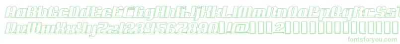 ADDLO    Font – Green Fonts on White Background