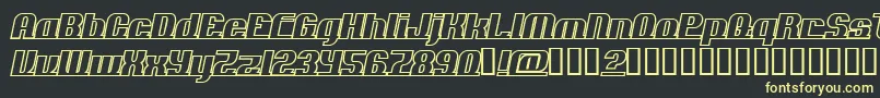 Weitere Informationen zur ADDLO -Schriftart ADDLO -Schriftart – Gelbe Schriften auf schwarzem Hintergrund