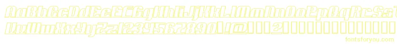 ADDLO    Font – Yellow Fonts on White Background