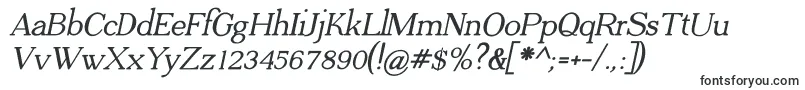 フォントADega Serif Bold Italic – 多行フォント