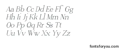 Fuente ADega Serif italic