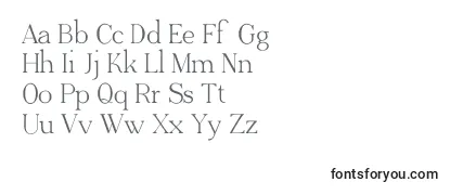 Przegląd czcionki ADega Serif Regular