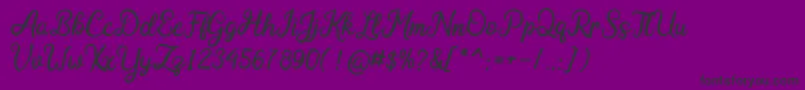 Adeghio Dafont Font – Black Fonts on Purple Background