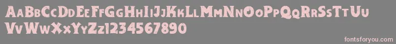Adelard Demo Font – Pink Fonts on Gray Background