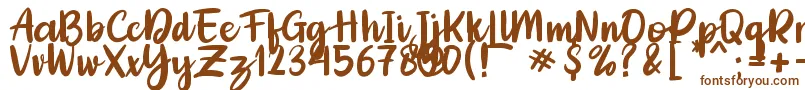 Adelica Brush Font – Brown Fonts