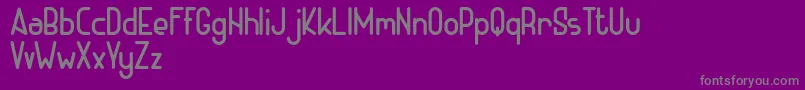 ADHE Regular FREE Font – Gray Fonts on Purple Background