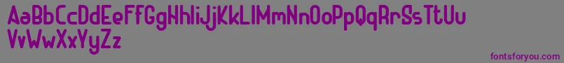ADHE SANS Bold FREE Font – Purple Fonts on Gray Background