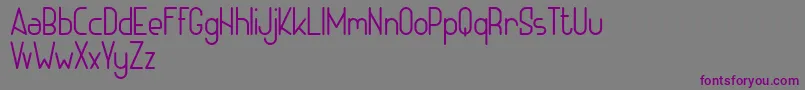 ADHE SANS Light FREE Font – Purple Fonts on Gray Background