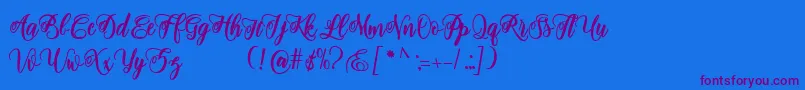 fuente adinda script – Fuentes Moradas Sobre Fondo Azul