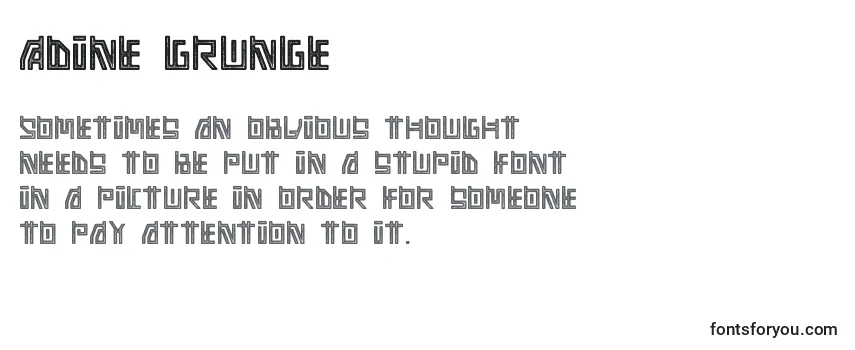 Adine Grunge Font