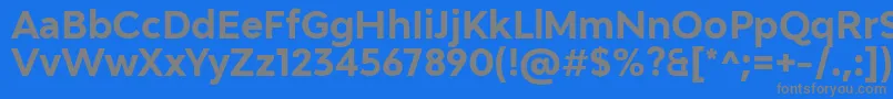 More about Adlinnaka BoldDemo Font Adlinnaka BoldDemo Font – Gray Fonts on Blue Background