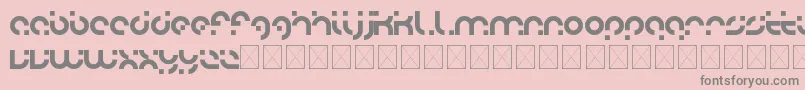 adobo Font – Gray Fonts on Pink Background