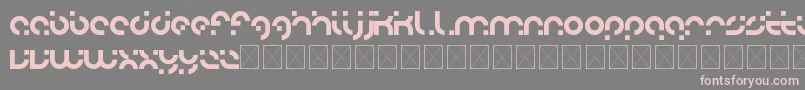 adobo Font – Pink Fonts on Gray Background