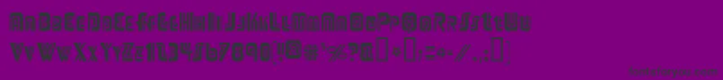 adriator Font – Black Fonts on Purple Background