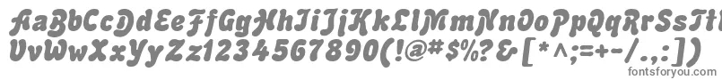 fuente Advert Italic – Fuentes Grises Sobre Fondo Blanco